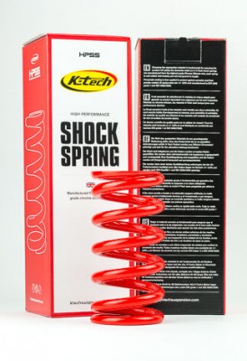 KTECH SHOCK ABSORBER SPRING -110N (55/58X195) RED image